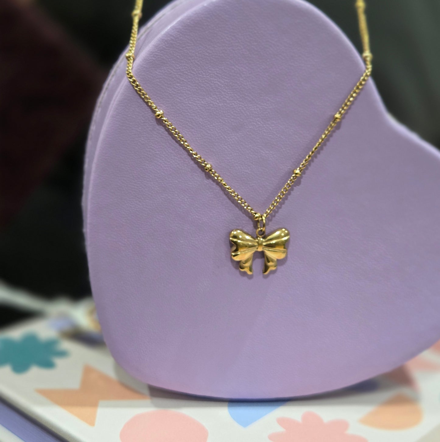 Classic Style Butterfly 304 Stainless Steel 18K Gold Plated Necklace