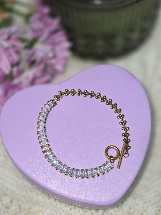 Casual Modern Style Geometric Heart Shape 304 Stainless Steel Bracelet
