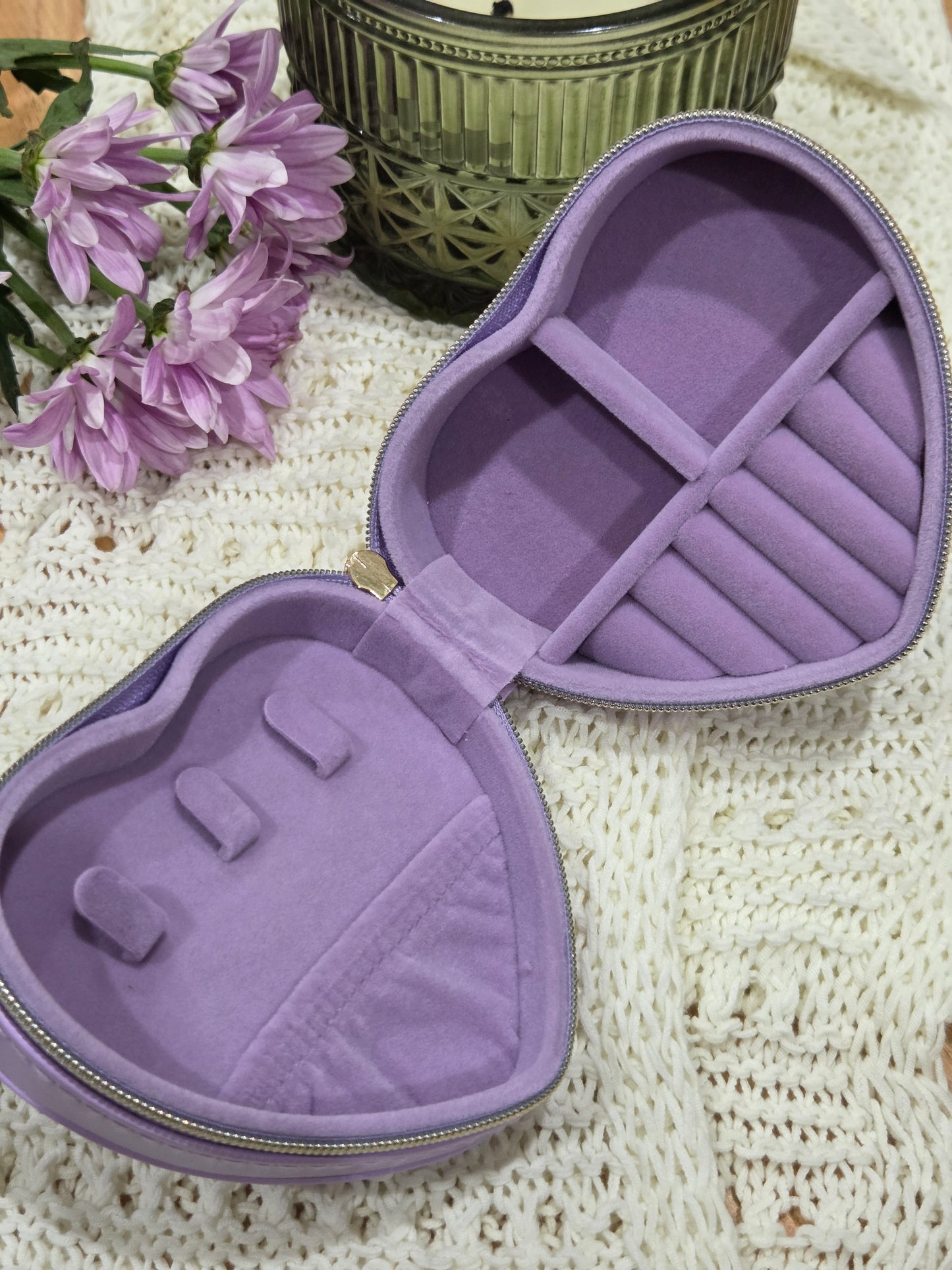 Small Purple Jewellery Box