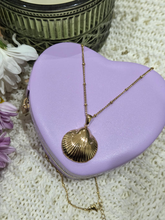 Beach Simple Style Starfish Shell Fish Tail 304 Stainless Steel 18K Gold Plated Necklace